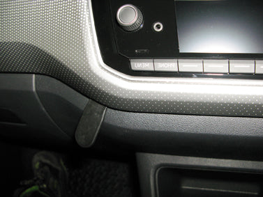 Brodit ProClip 655282 voor Seat Mii 2017-2022, Skoda Citigo 2017-2022 en Volkswagen UP 2017-2022 - montagepositie op dashboard