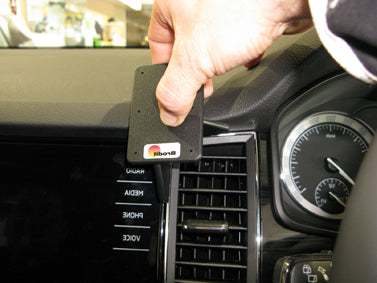 Brodit ProClip 655292 voor Skoda Kodiaq 2017-2023 - montagepositie op dashboard