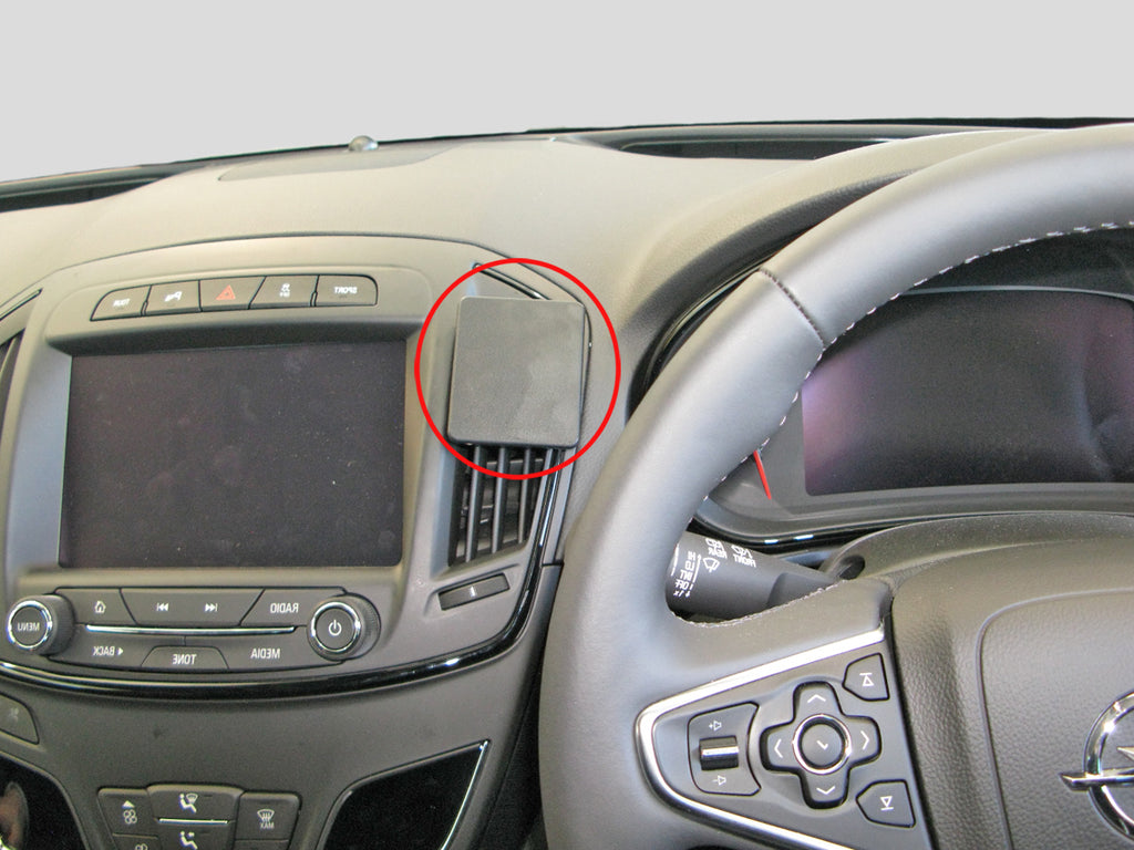 Brodit ProClip 655301 voor Vauxhall Insignia A 2014-2017 - productfoto zwarte ABS montagebasis