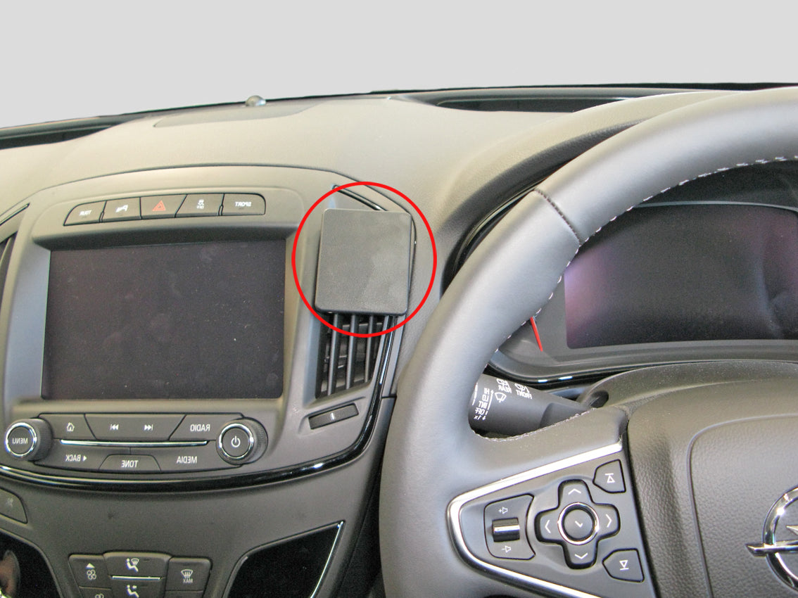Brodit ProClip 655301 voor Vauxhall Insignia A 2014-2017 - productfoto zwarte ABS montagebasis