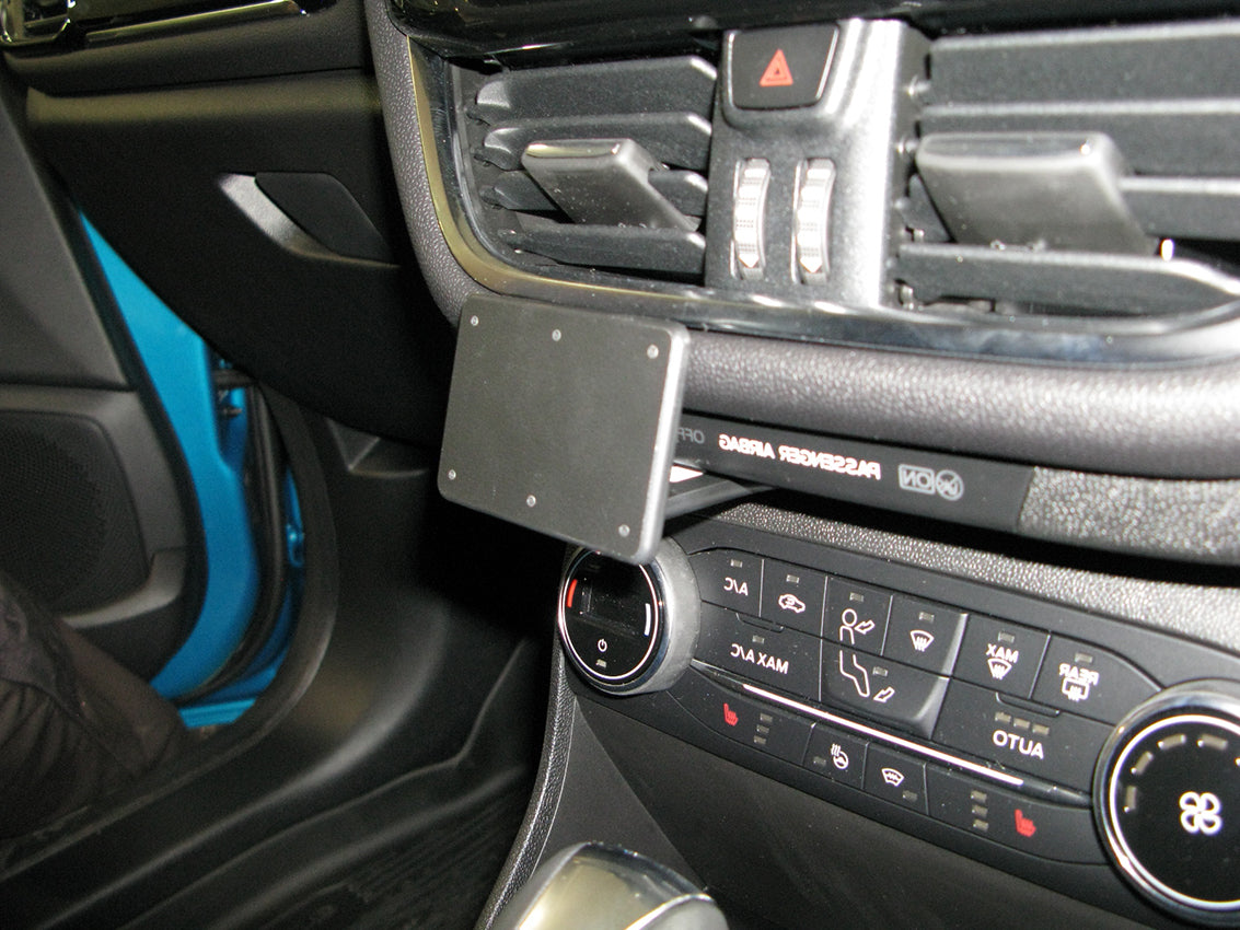 Brodit ProClip 655327 voor Ford Fiesta 2018-2023 - productfoto zwarte ABS montagebasis