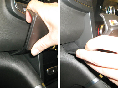 Brodit ProClip 655334 voor Renault Koleos 2018-2022 - montagepositie op dashboard