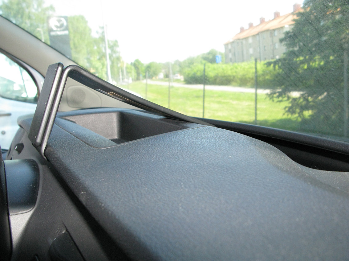 Brodit ProClip 655414 voor Ford Transit Custom 2018-2023 - productfoto zwarte ABS montagebasis