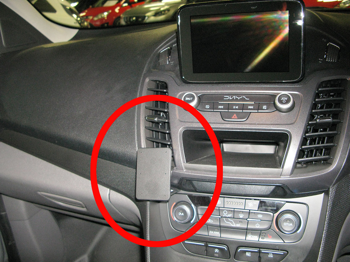 Brodit ProClip 655451 voor Ford Transit Connect 2019-2023 en Ford Tourneo Connect 2019-2022 - productfoto zwarte ABS montagebasis