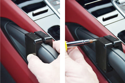 Brodit ProClip 655457 voor Porsche Cayenne 2019-2026 - montagepositie op dashboard