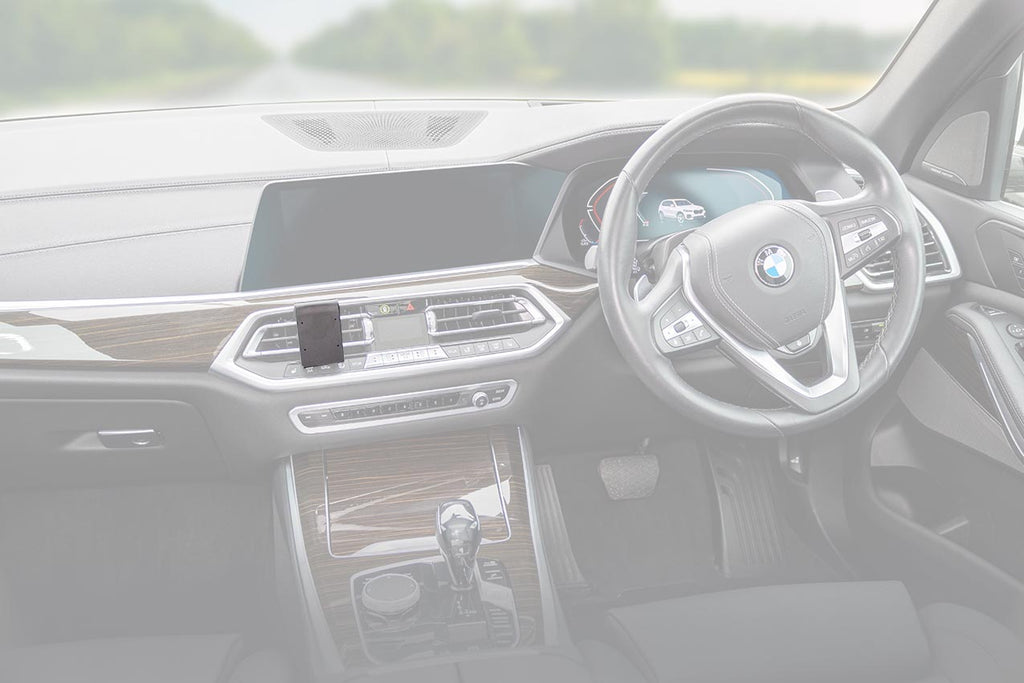 Brodit ProClip 655487 voor BMW X7 2019-2023, BMW X6 2020-2023 en BMW X5 2019-2023 - productfoto zwarte ABS montagebasis