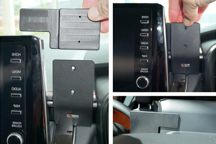Brodit ProClip 655507 voor Suzuki Swace 2021-2024 en Toyota Corolla 2019-2022 - ProClip geplaatst in het voertuig