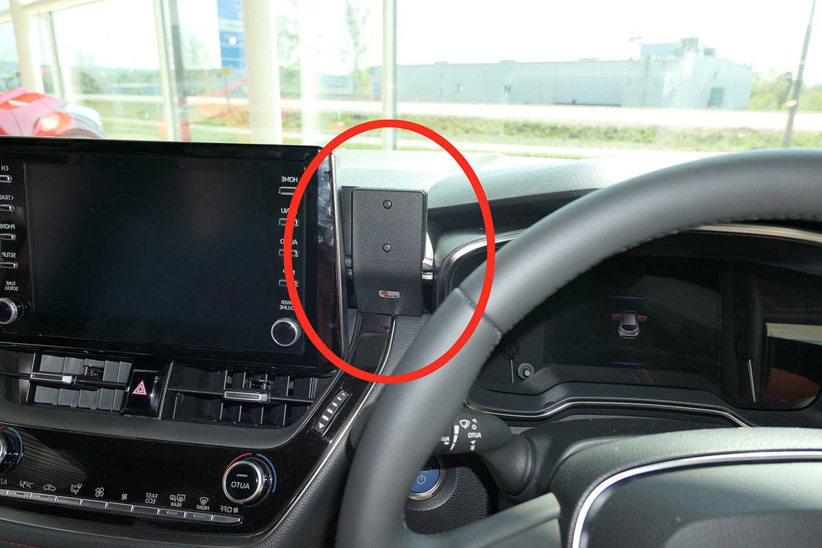 Brodit ProClip 655507 voor Suzuki Swace 2021-2024 en Toyota Corolla 2019-2022 - productfoto zwarte ABS montagebasis