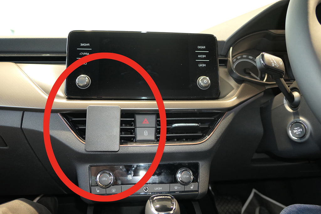 Brodit ProClip 655519 voor Skoda Scala 2019-2026 - productfoto zwarte ABS montagebasis