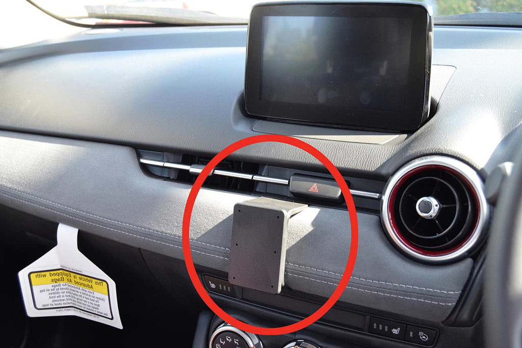 Brodit ProClip 655529 voor Mazda CX-3 2019-2023 - productfoto zwarte ABS montagebasis