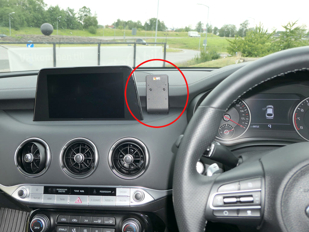 Brodit ProClip 655548 voor Kia Stinger 2018-2023 - productfoto zwarte ABS montagebasis