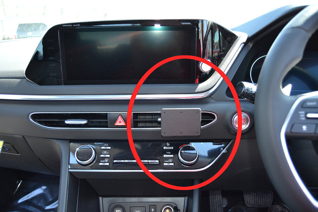 Brodit ProClip 655614 voor Hyundai Sonata 2020-2023 - productfoto zwarte ABS montagebasis