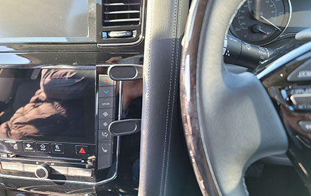 Brodit ProClip 655639 voor Nissan Patrol 2020-2024 - montagepositie op dashboard