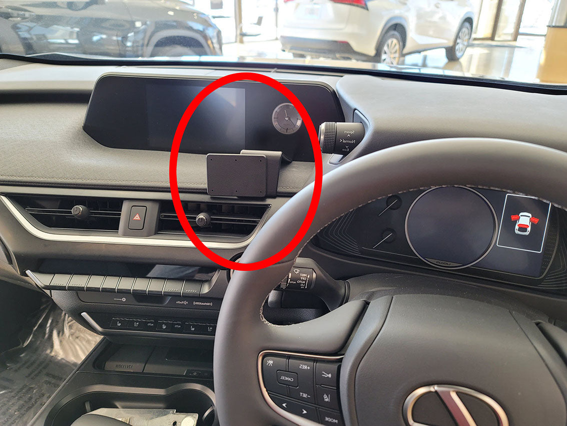 Brodit ProClip 655659 voor Lexus UX Series 2019-2022 - productfoto zwarte ABS montagebasis