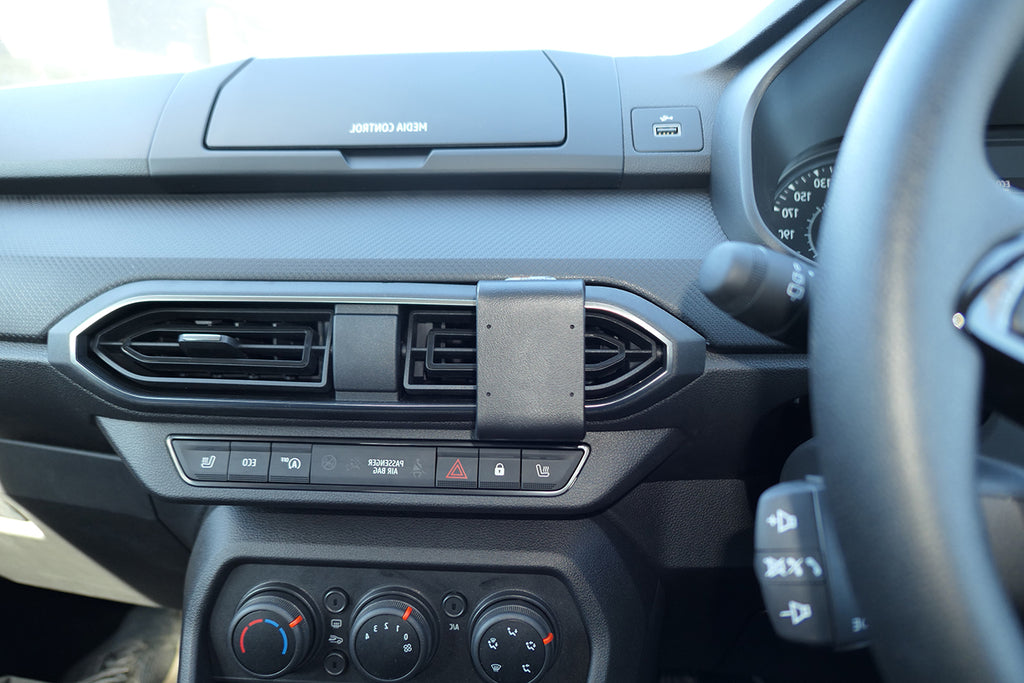 Brodit ProClip 655668 voor Dacia Sandero 2021-2025 en Dacia Jogger 2022-2025 - productfoto zwarte ABS montagebasis