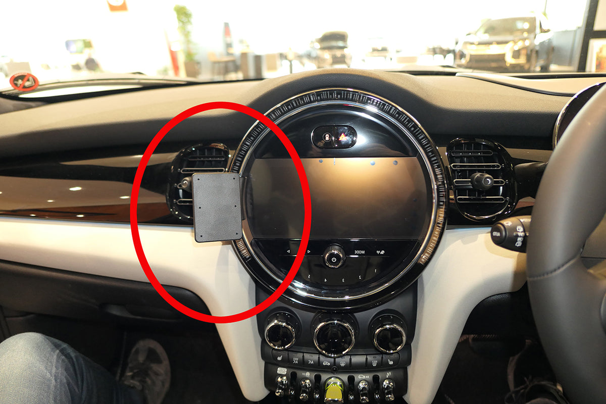 Brodit ProClip 655682 voor Mini Cooper 2022-2024 - productfoto zwarte ABS montagebasis