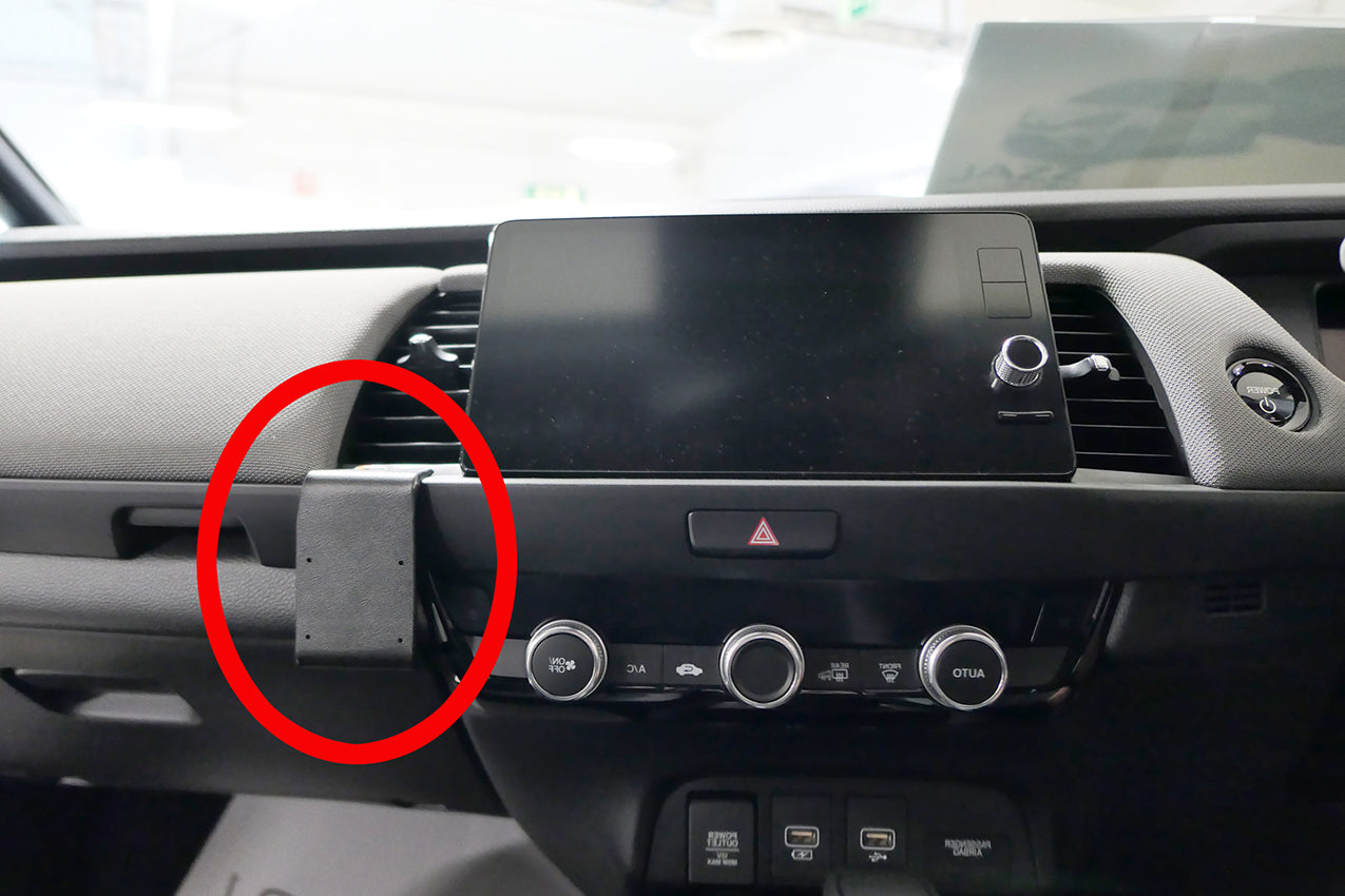 Brodit ProClip 655686 voor Honda Jazz Hybrid 2021-2026 - productfoto zwarte ABS montagebasis