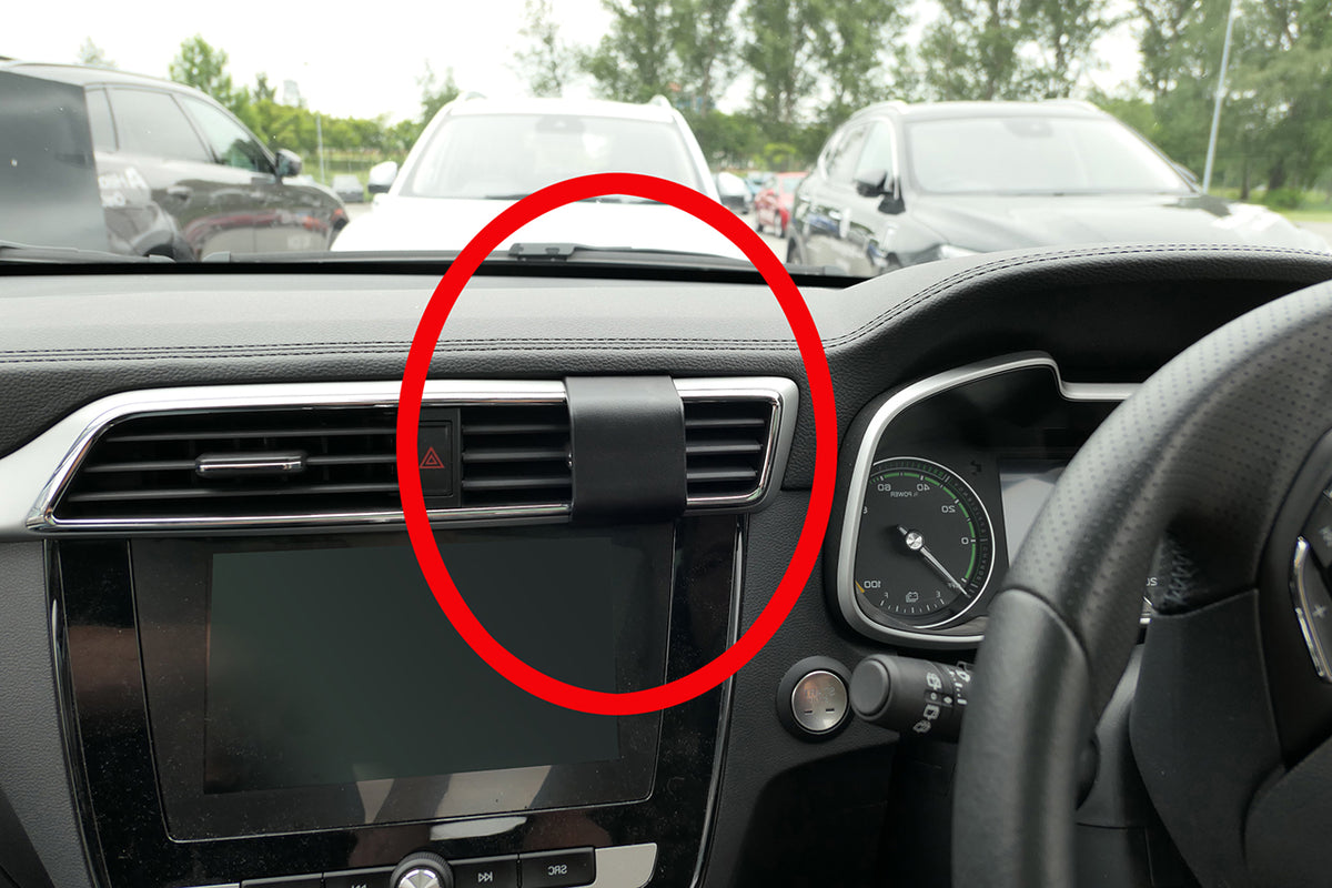 Brodit ProClip 655690 voor MG ZS 2020-2026 - productfoto zwarte ABS montagebasis