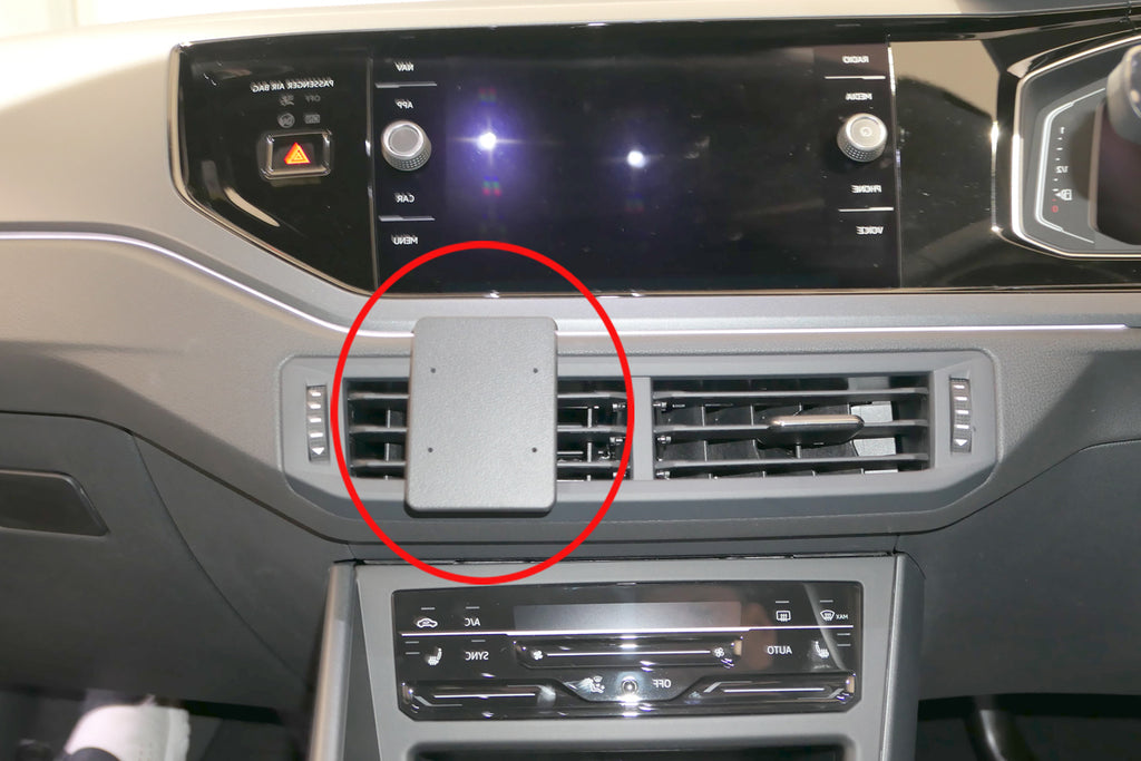 Brodit ProClip 655733 voor Volkswagen Taigo 2022-2026 - productfoto zwarte ABS montagebasis