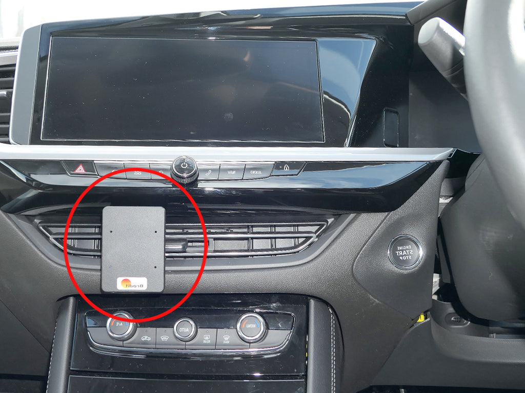 Brodit ProClip 655763 voor Vauxhall Grandland 2022-2024 - productfoto zwarte ABS montagebasis