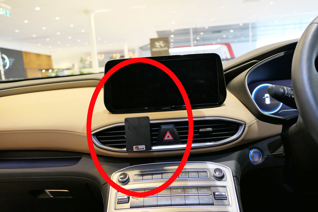 Brodit ProClip 655765 voor Hyundai Santa Fe 2022-2023 - productfoto zwarte ABS montagebasis