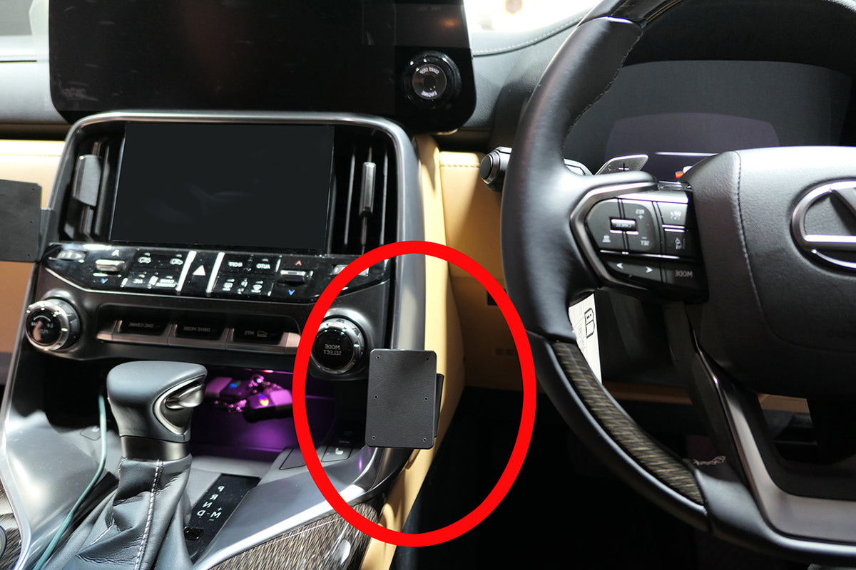 Brodit ProClip 655785 voor Lexus LX Series 2022-2026 - productfoto zwarte ABS montagebasis