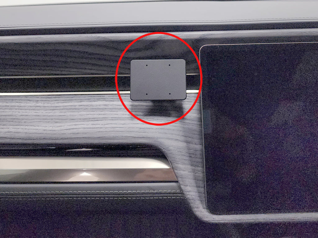 Brodit ProClip 655822 voor Rivian R1T 2022-2026 - productfoto zwarte ABS montagebasis