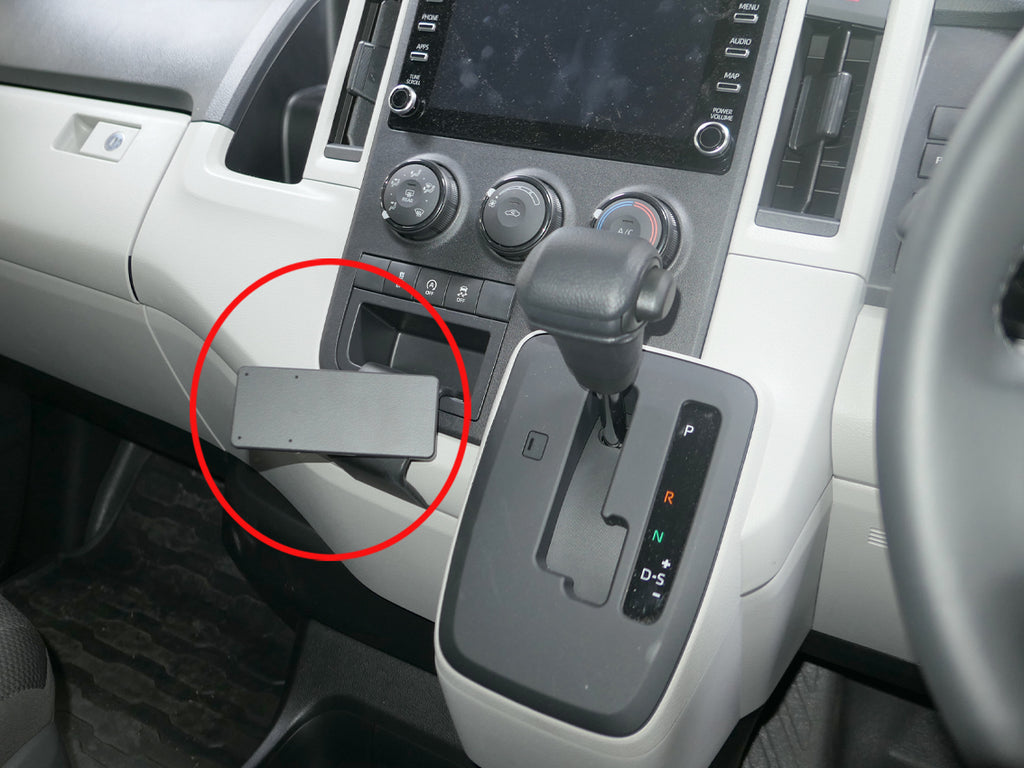 Brodit ProClip 655831 voor Toyota HiAce 2020-2026 - productfoto zwarte ABS montagebasis