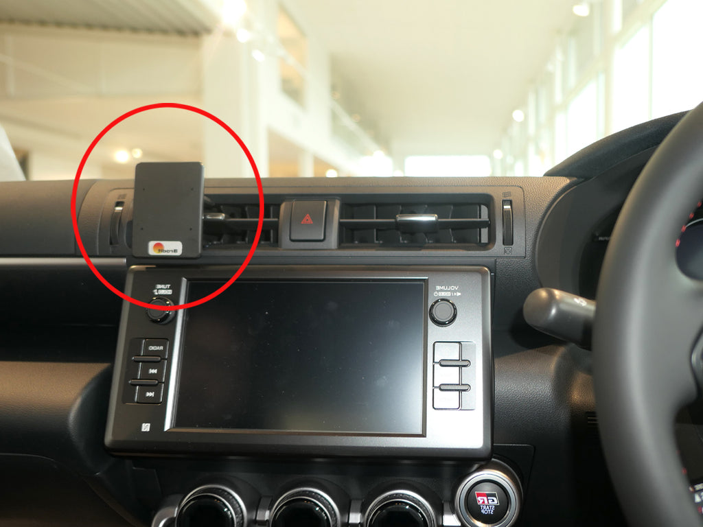 Brodit ProClip 655846 voor Toyota GR86 2022-2026 - productfoto zwarte ABS montagebasis