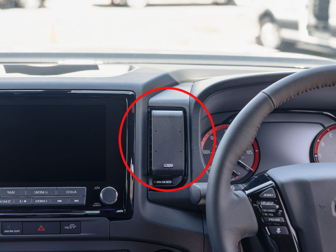 Brodit ProClip 655869 voor Nissan Frontier 2022-2024 - productfoto zwarte ABS montagebasis