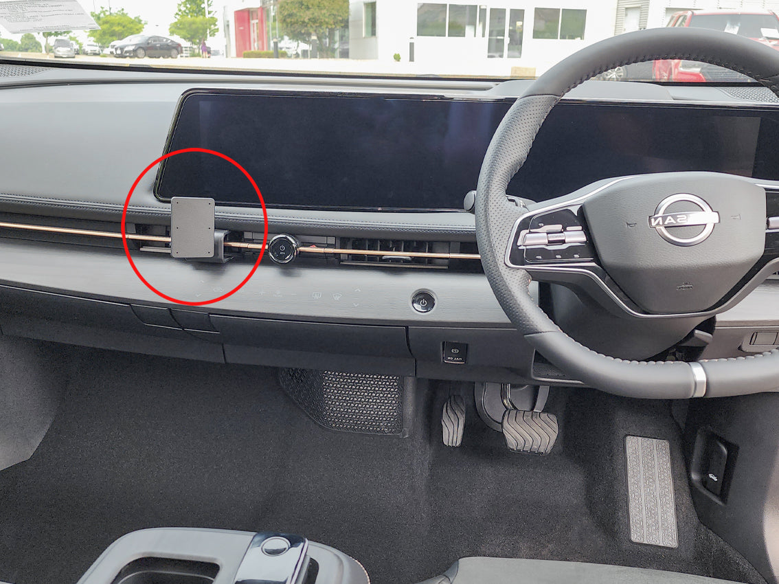 Brodit ProClip 655892 voor Nissan Ariya 2023-2026 - productfoto zwarte ABS montagebasis
