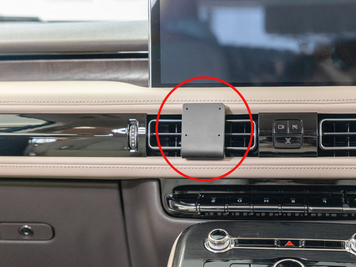 Brodit ProClip 655916 voor Lincoln Nautilus 2021-2023 - productfoto zwarte ABS montagebasis