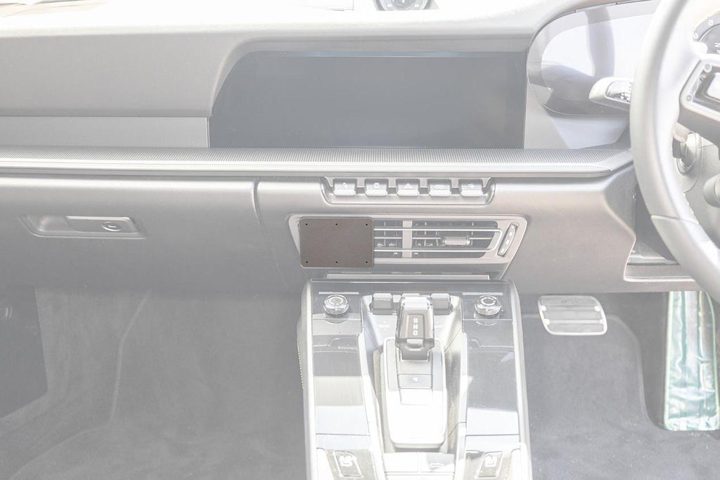 Brodit ProClip 655995 voor Porsche 911 (Type 992) 2020-2026 - productfoto zwarte ABS montagebasis