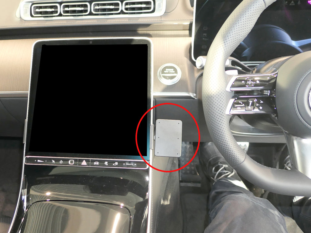 Brodit ProClip 655996 voor Mercedes Benz S-Class 2021-2026 - productfoto zwarte ABS montagebasis