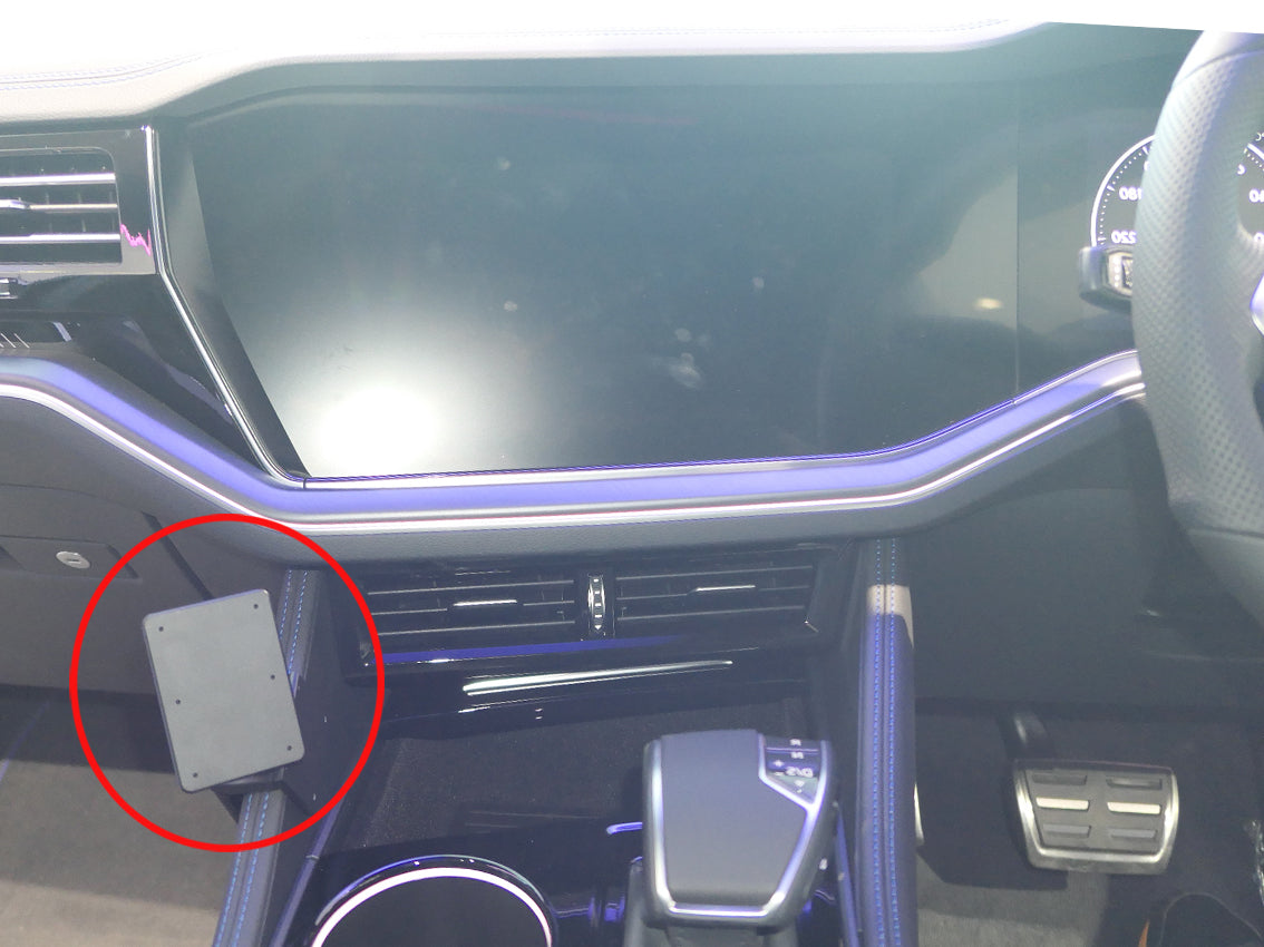 Brodit ProClip 656017 voor Volkswagen Touareg 2024-2026 - productfoto zwarte ABS montagebasis