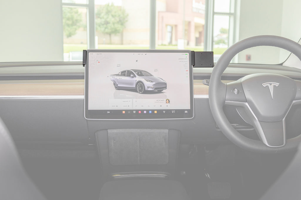 Brodit ProClip 656037 voor Tesla Model Y 2020-2025 en Tesla Model 3 2018-2024 - productfoto zwarte ABS montagebasis