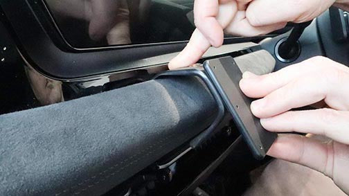 Brodit ProClip 656114 voor Audi Q6 2025-2026 - ProClip geplaatst in het voertuig