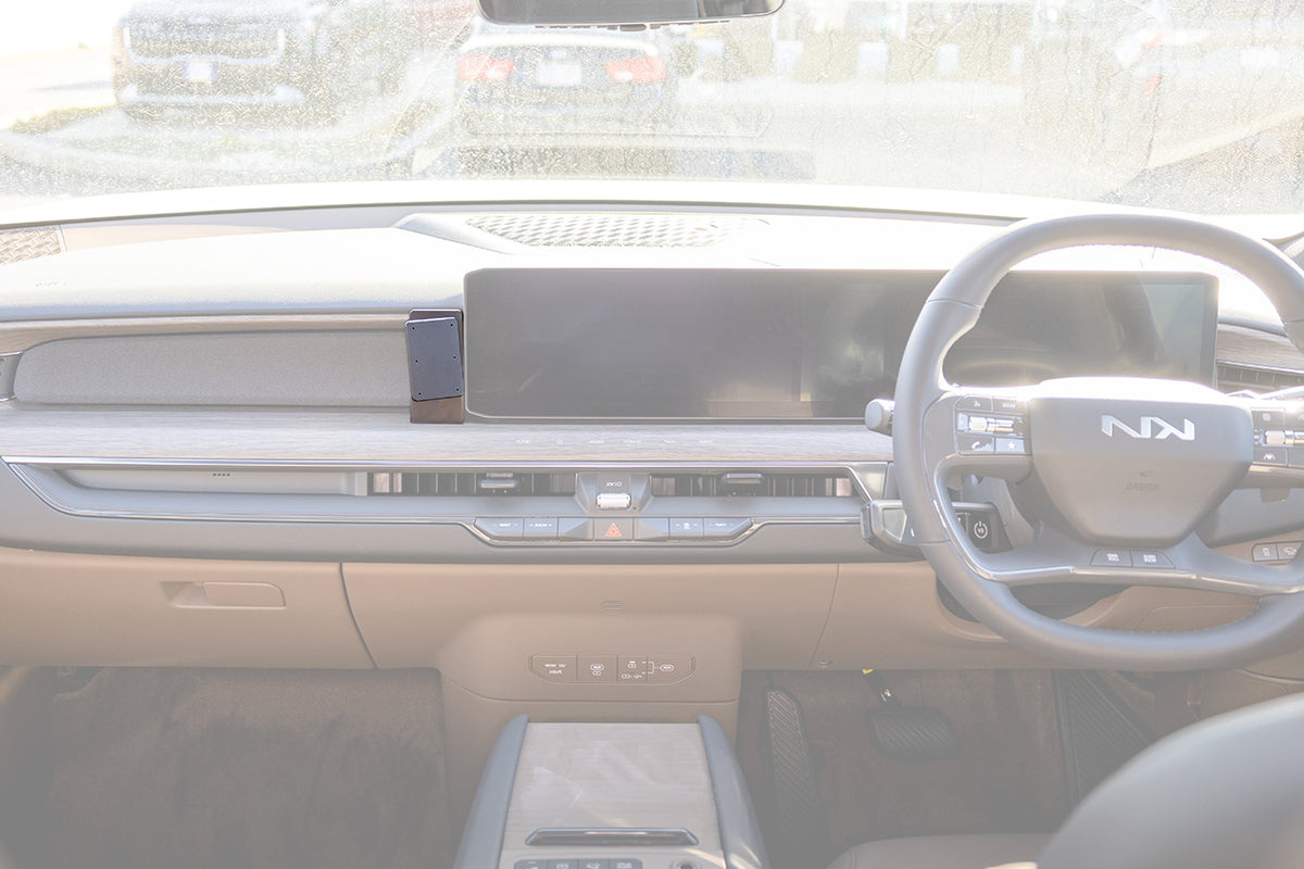 Brodit ProClip 656124 voor Kia EV9 2024-2026 - productfoto zwarte ABS montagebasis