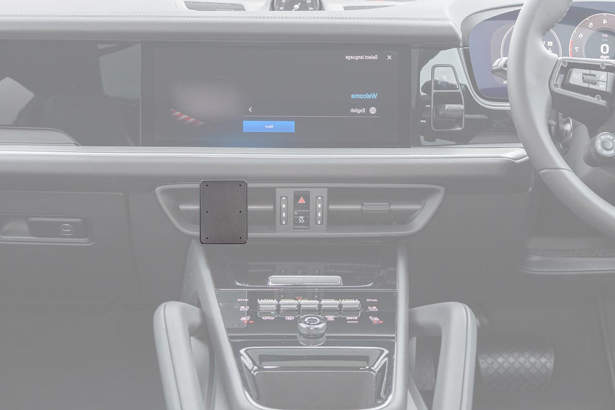 Brodit ProClip 656137 voor Porsche Cayenne 2025-2026 - productfoto zwarte ABS montagebasis