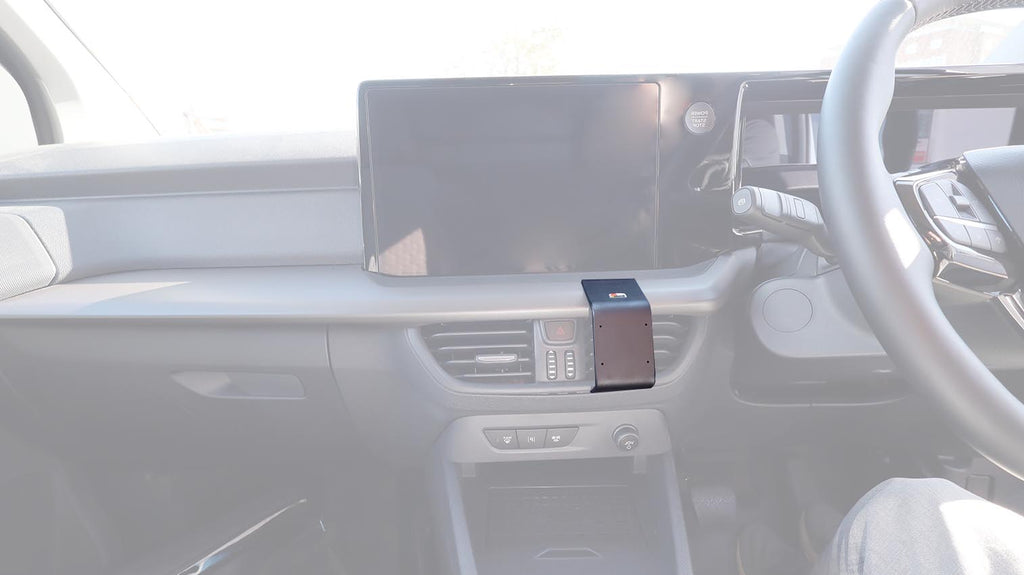 Brodit ProClip 656243 voor Ford Transit Courier 2025-2026 - productfoto zwarte ABS montagebasis
