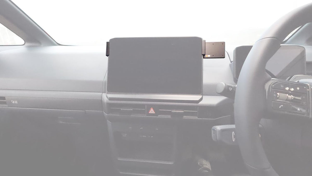 Brodit ProClip 656256 voor Kia PV5 Passenger 2025-2026 en Kia PV5 Cargo 2025-2026 - productfoto zwarte ABS montagebasis