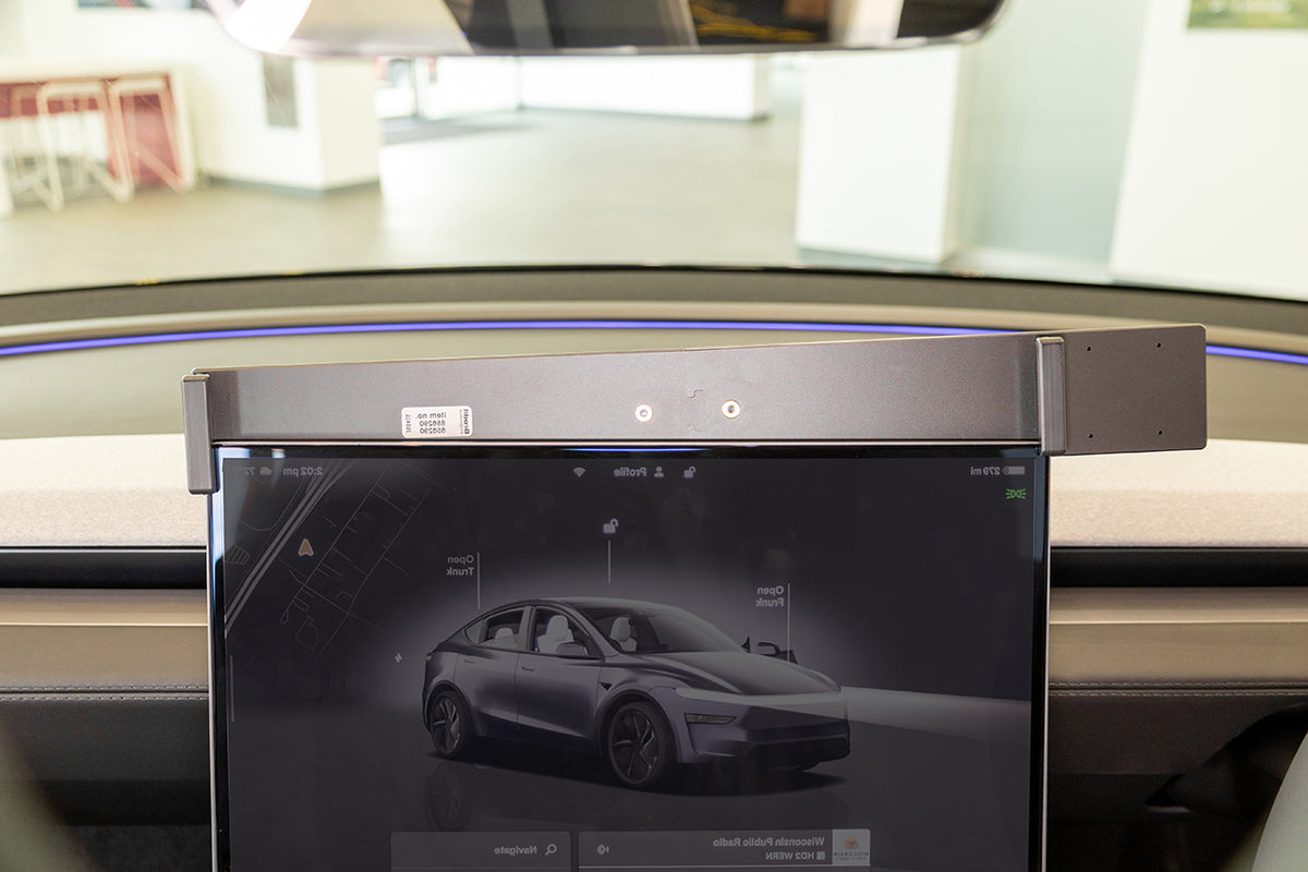 Brodit ProClip 656290 voor Tesla Model Y 2025-2026 - detail van dashboardmontage