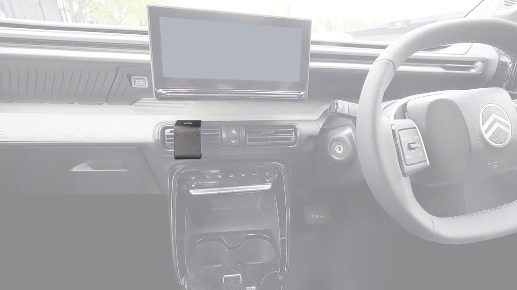 Brodit ProClip 656293 voor Citroen E-C3 2025-2026 en Citroen C3 Aircross 2025-2026 - productfoto zwarte ABS montagebasis