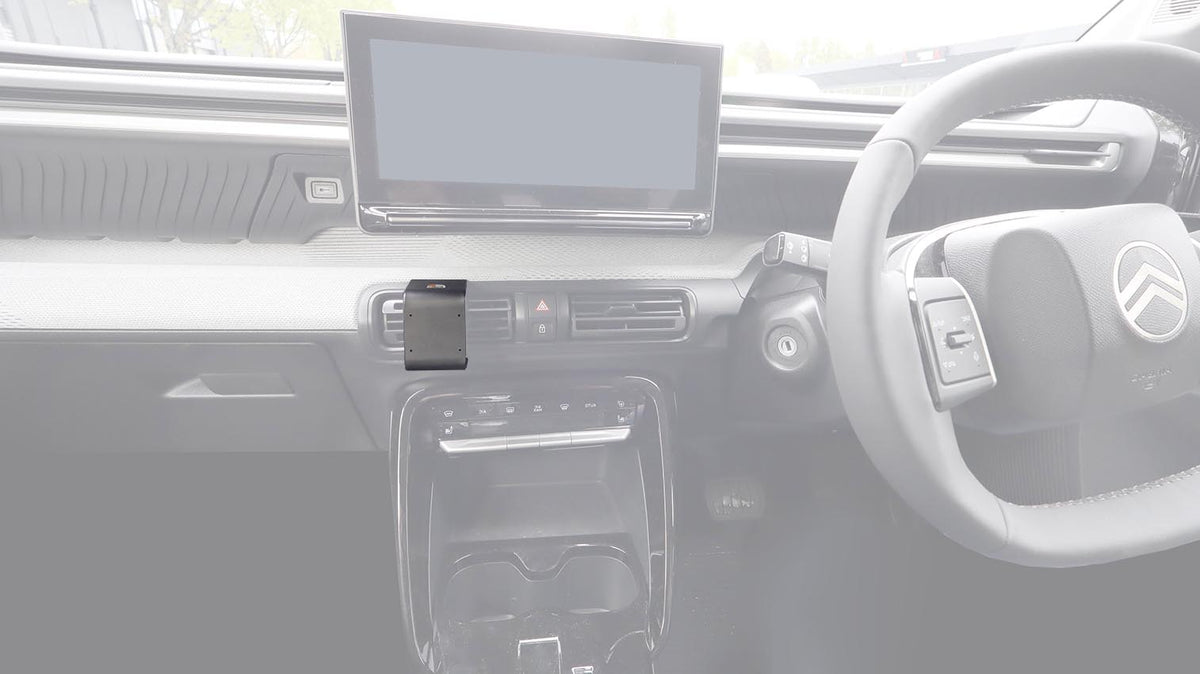 Brodit ProClip 656293 voor Citroen E-C3 2025-2026 en Citroen C3 Aircross 2025-2026 - productfoto zwarte ABS montagebasis