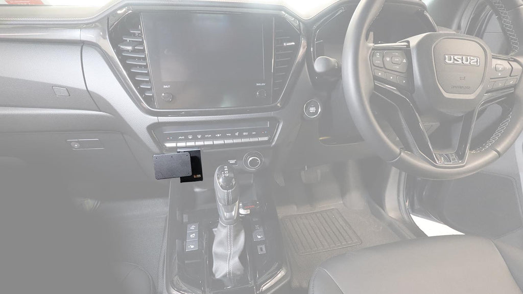 Brodit ProClip 656302 voor Isuzu D-Max 2020-2027 - productfoto zwarte ABS montagebasis
