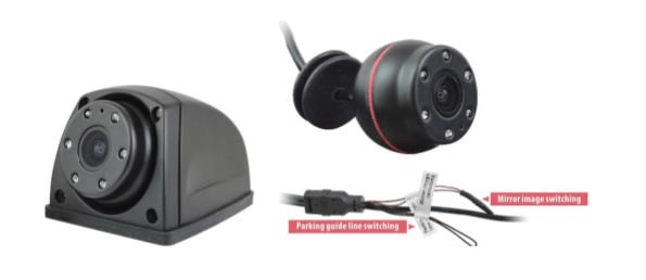 M-use camera universeel Rugged NTSC 4-pin ip69K 120° H