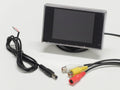 m-use opbouwmonitor 3.5-inch scherm 2x AV 12V