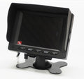 m-use opbouwmonitor 5-inch breedbeeld scherm 2x AV 12/24V 4-pin LCD