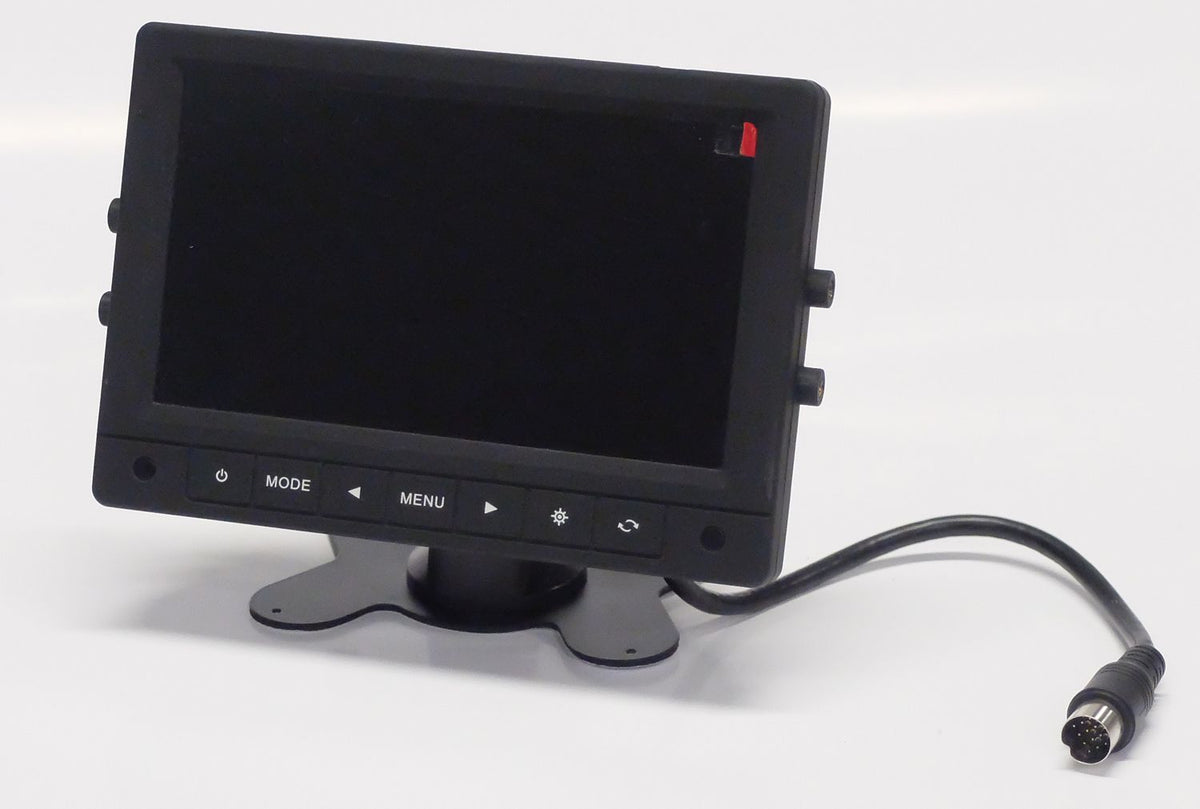 m-use opbouwmonitor 7-inch splitscreen 4x AV 12/24V TFT-LCD