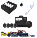 m-use electronics Parkeasy kit VAG MQB FRONT, 4 FLAT front sensors, on display